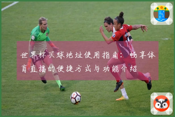 世界杯买球地址使用指南：畅享体育直播的便捷方式与功能介绍