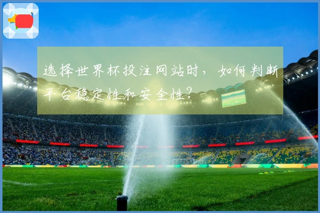 选择世界杯投注网站时，如何判断平台稳定性和安全性？